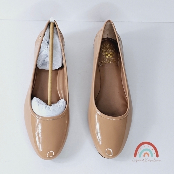 New! Vince Camuto Minndy Leather Ballet Flats - Picture 5 of 12